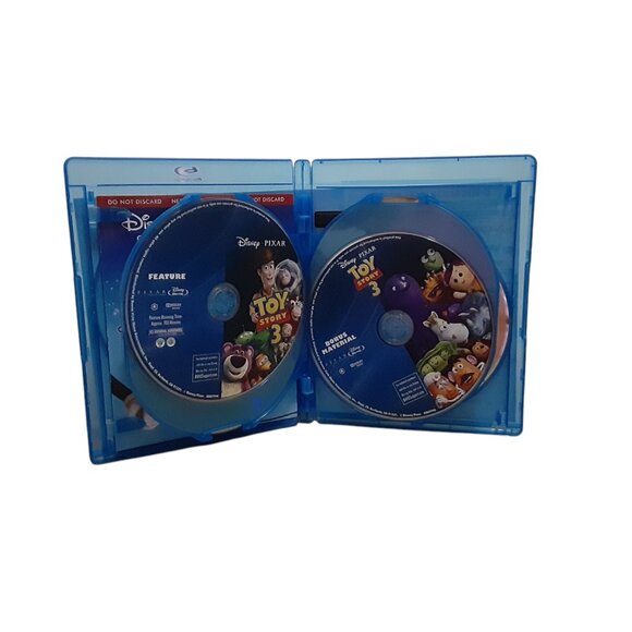 Toy Story 3 (3D/Blu-ray/DVD, 2011, 5-Disc) w/ OOP Lenticular Slipcover Disney - Picture 3 of 5